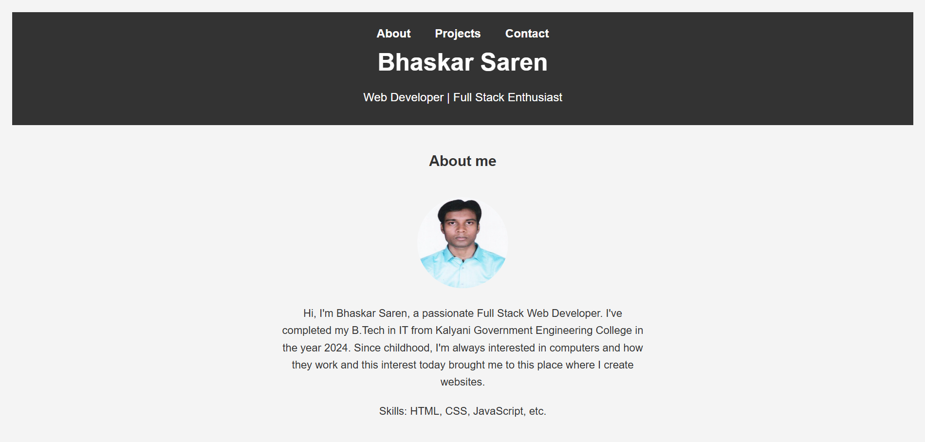 Personal Portfolio